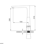 Vòi Rửa Chén Malloca K292C